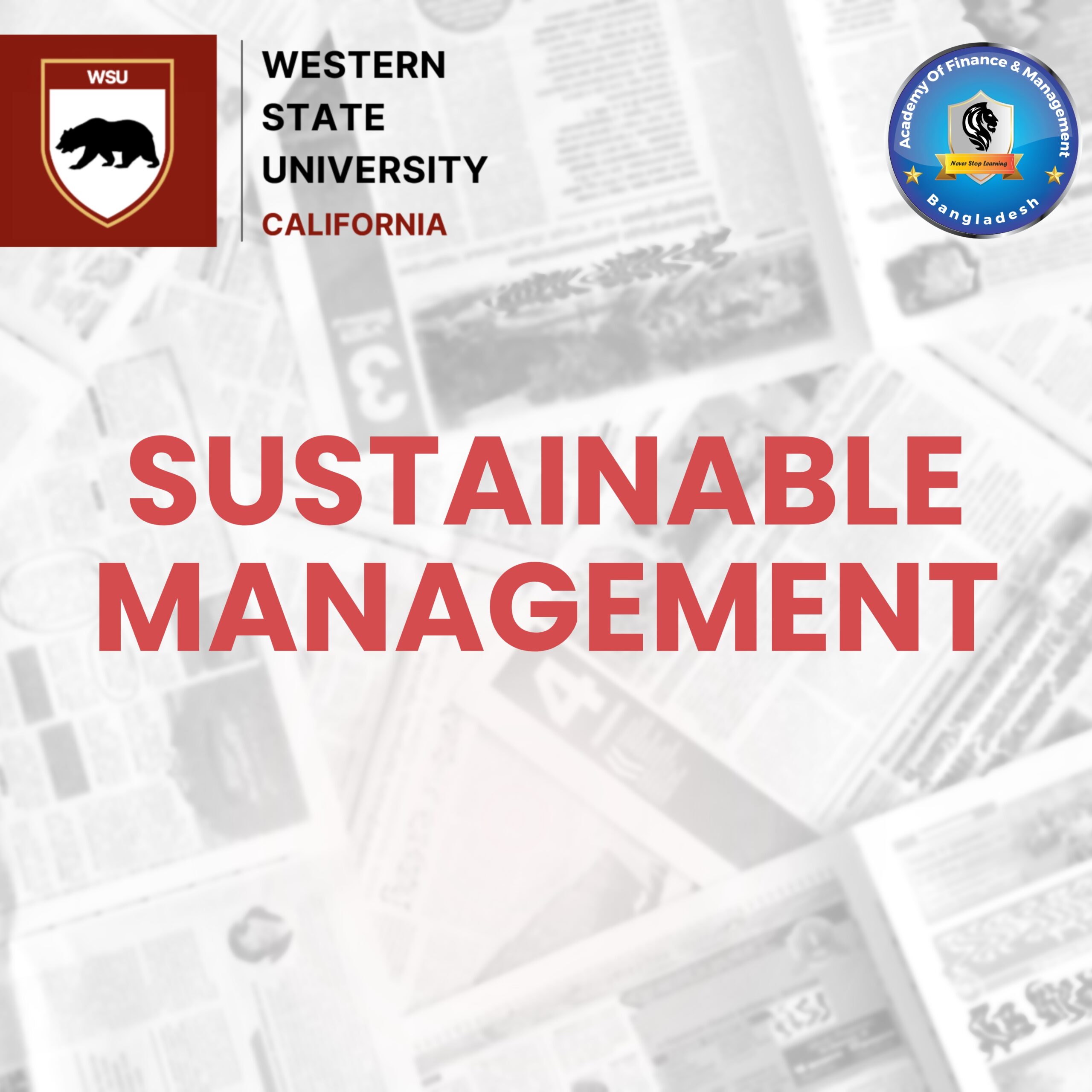 Sustainable Management