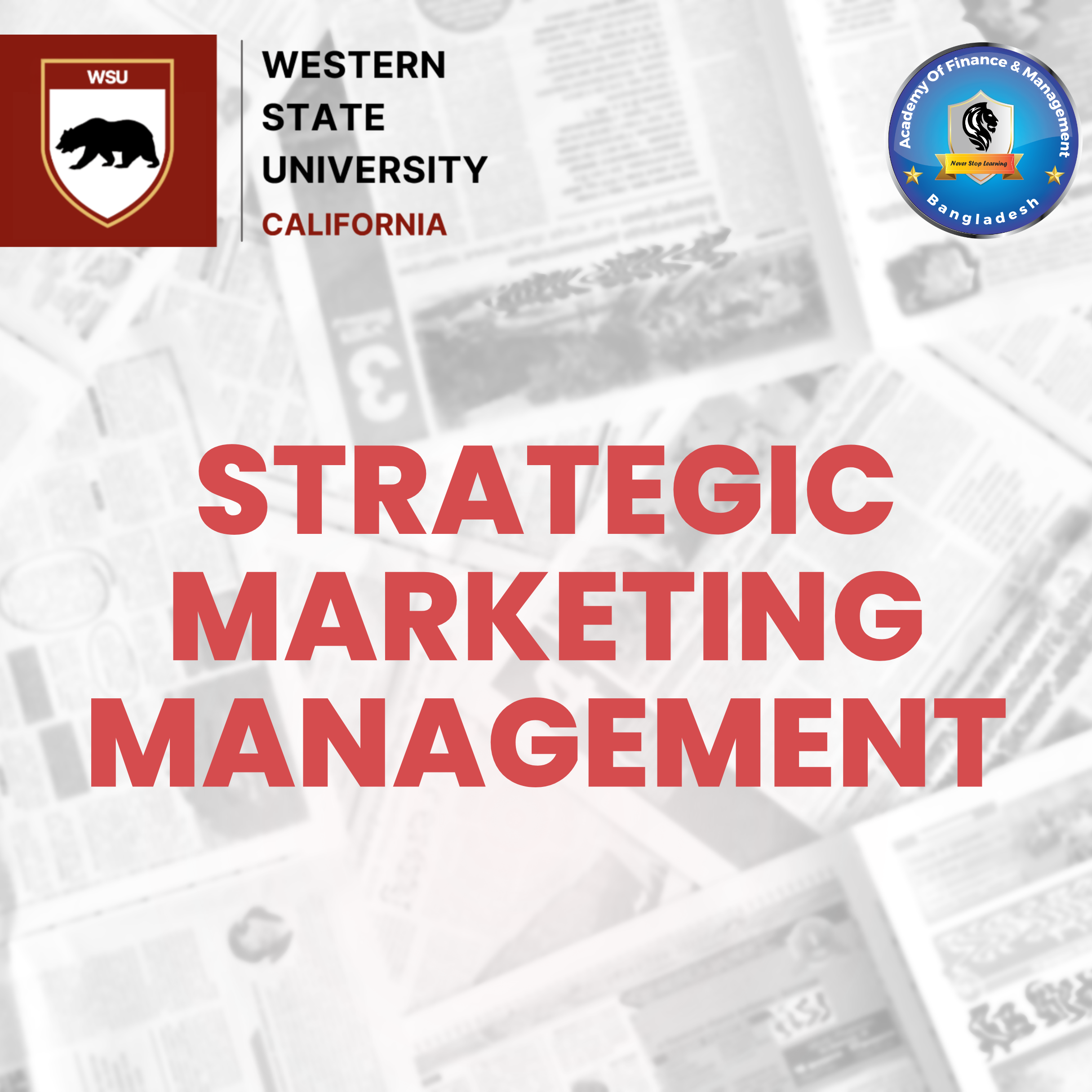 Strategic Marketing Management