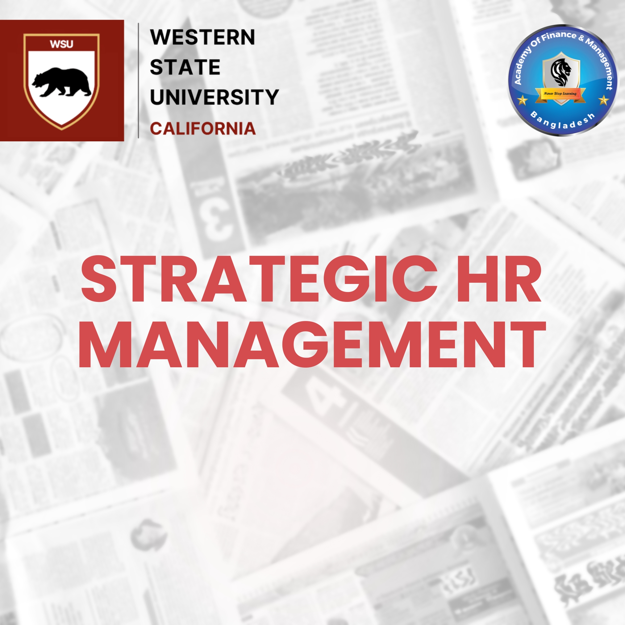 Strategic HR Management