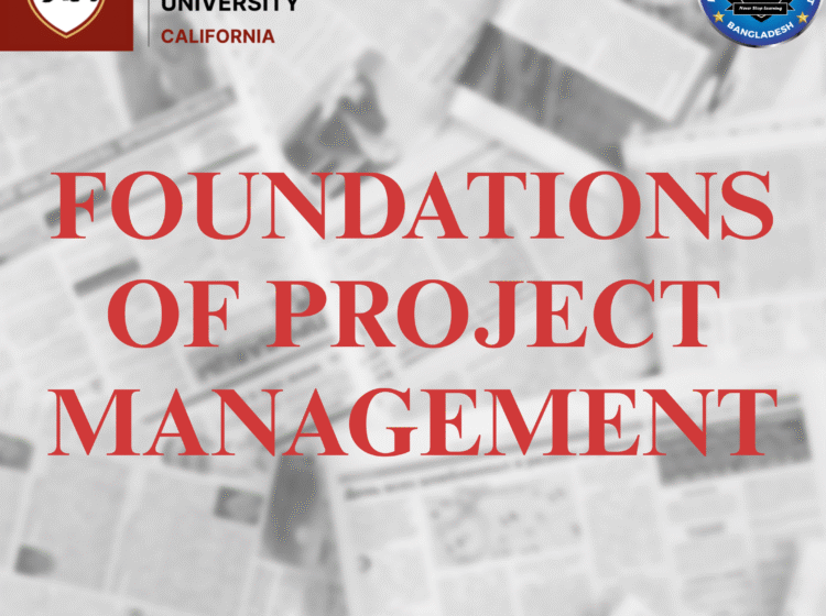 Foundations of Project Management